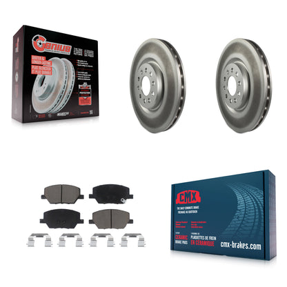 Coated Disc Rotors and Ceramic Brake Pads Kit-KGC-103658
