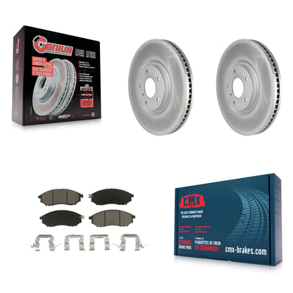 Coated Disc Rotors and Ceramic Brake Pads Kit-KGC-103667