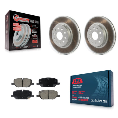 Coated Disc Rotors and Ceramic Brake Pads Kit-KGC-103668