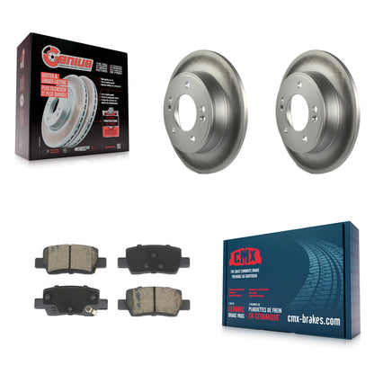 Coated Disc Rotors and Ceramic Brake Pads Kit-KGC-103689