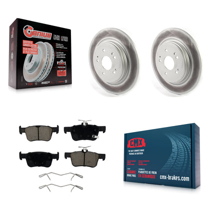 Coated Disc Rotors and Ceramic Brake Pads Kit-KGC-103694