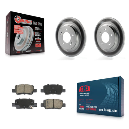 Coated Disc Rotors and Ceramic Brake Pads Kit-KGC-103698