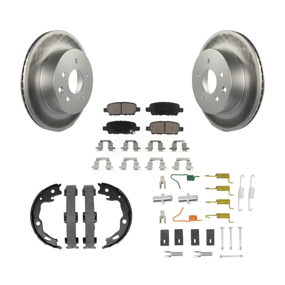 Coated Disc Rotors and Ceramic Brake Pads Kit-KGC-103718