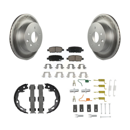 Coated Disc Rotors and Ceramic Brake Pads Kit-KGC-103718