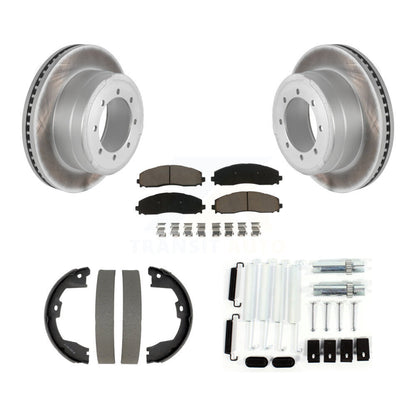 Coated Disc Rotors and Ceramic Brake Pads Kit-KGC-103720