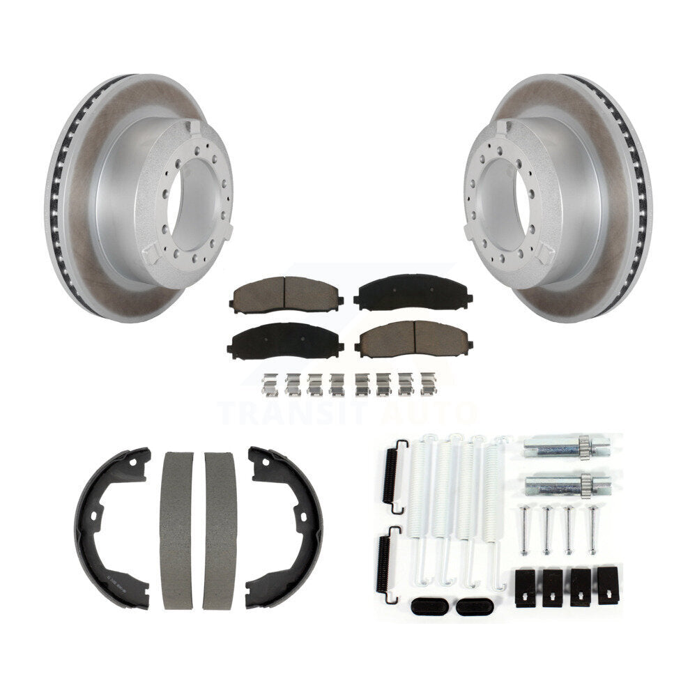 Coated Disc Rotors and Ceramic Brake Pads Kit-KGC-103723 Kit.bestparts.ca