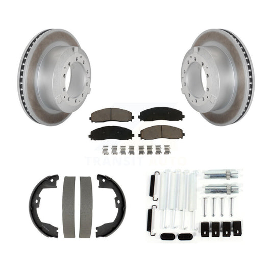 Coated Disc Rotors and Ceramic Brake Pads Kit-KGC-103723