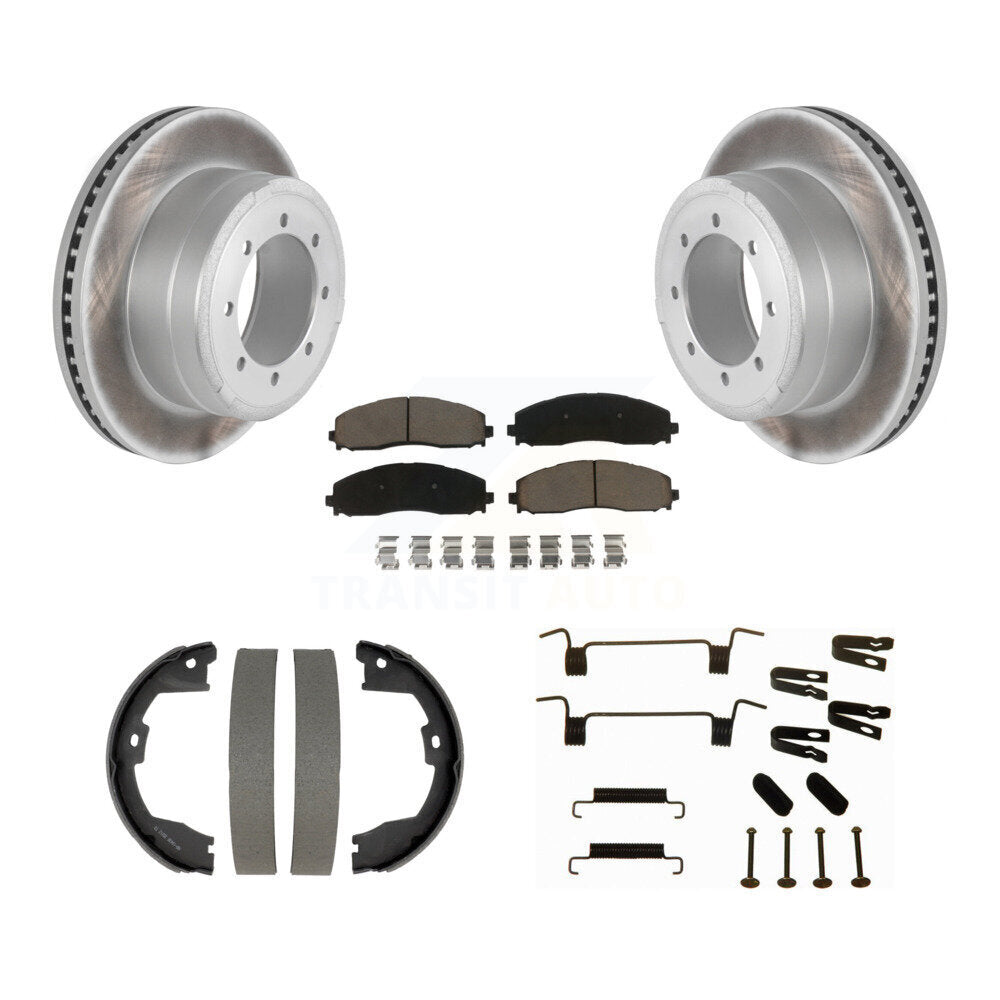 Coated Disc Rotors and Ceramic Brake Pads Kit-KGC-103724 Kit.bestparts.ca