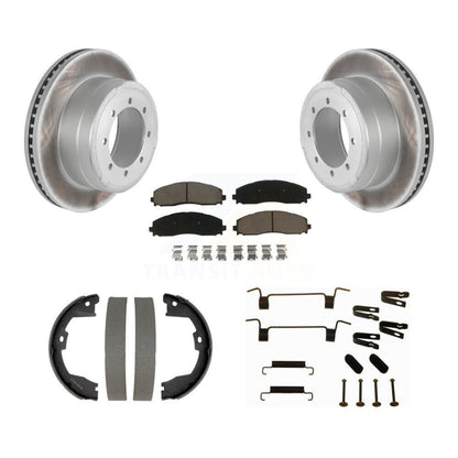 Coated Disc Rotors and Ceramic Brake Pads Kit-KGC-103724