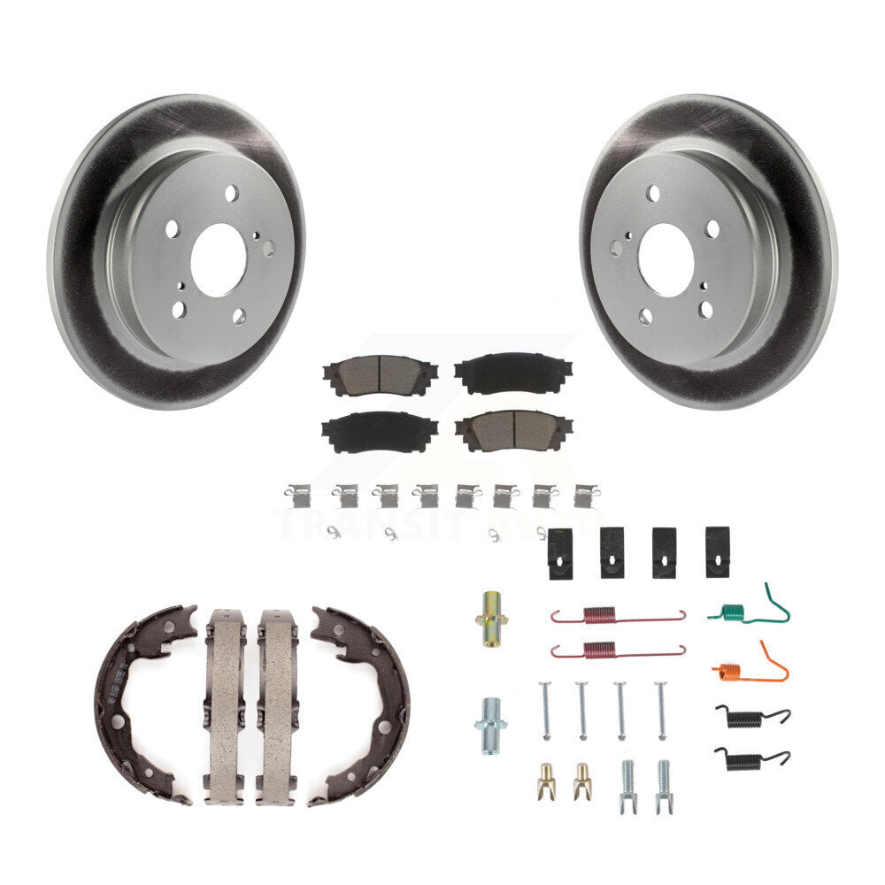 Coated Disc Rotors and Ceramic Brake Pads Kit-KGC-103729
