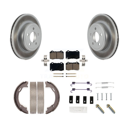 Coated Disc Rotors and Ceramic Brake Pads Kit-KGC-103732