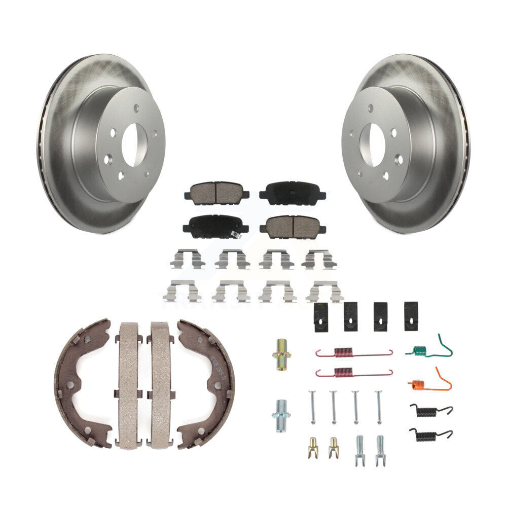Coated Disc Rotors and Ceramic Brake Pads Kit-KGC-103733 Kit.bestparts.ca