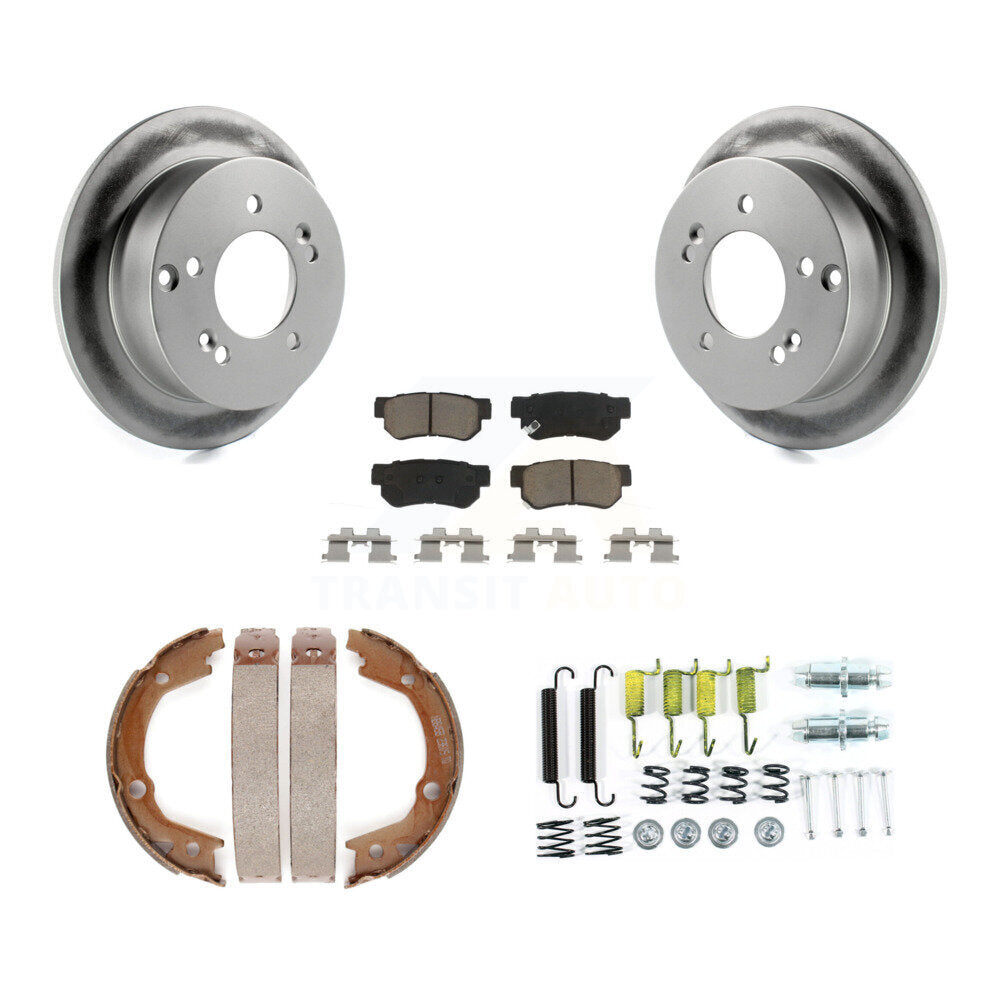 Coated Disc Rotors and Ceramic Brake Pads Kit-KGC-103734 Kit.bestparts.ca