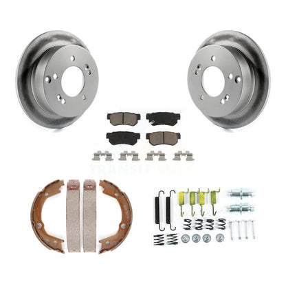 Coated Disc Rotors and Ceramic Brake Pads Kit-KGC-103734