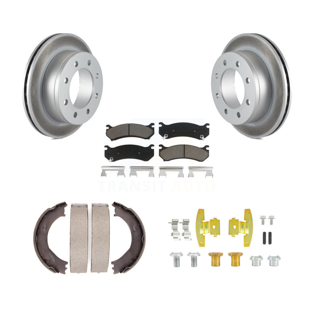 Coated Disc Rotors and Ceramic Brake Pads Kit-KGC-103735 Kit.bestparts.ca