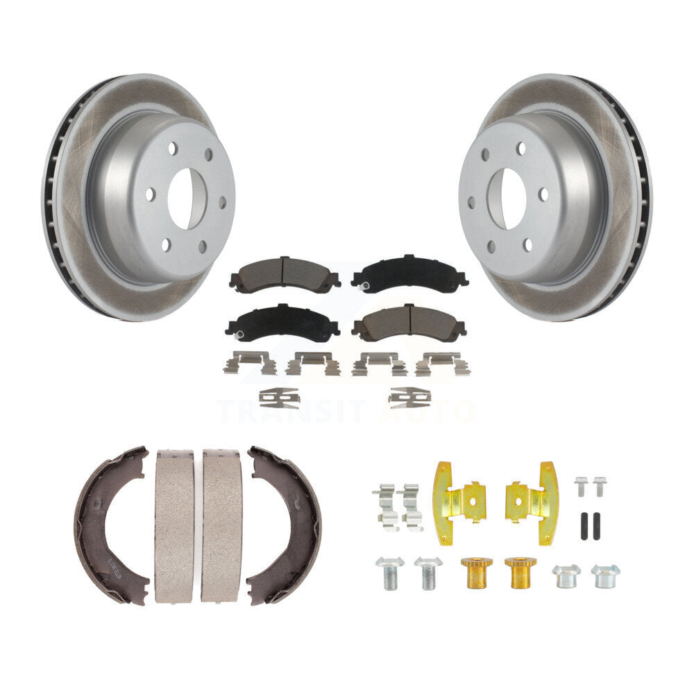 Coated Disc Rotors and Ceramic Brake Pads Kit-KGC-103736 Kit.bestparts.ca