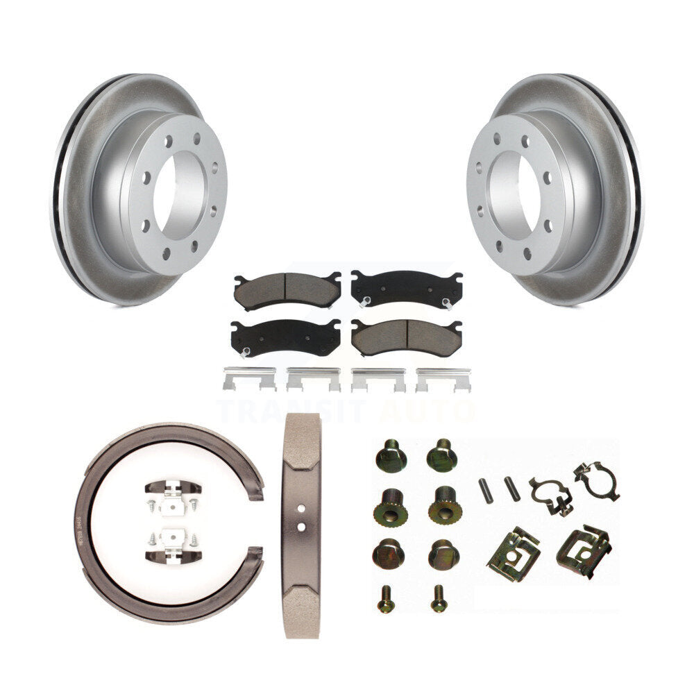 Coated Disc Rotors and Ceramic Brake Pads Kit-KGC-103737