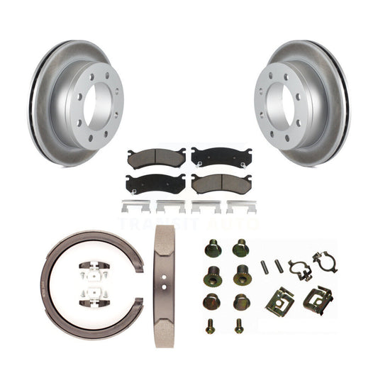 Coated Disc Rotors and Ceramic Brake Pads Kit-KGC-103737