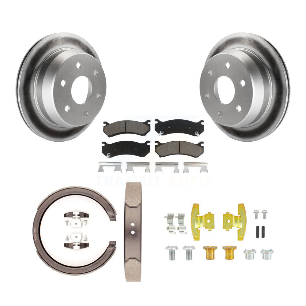 Coated Disc Rotors and Ceramic Brake Pads Kit-KGC-103738