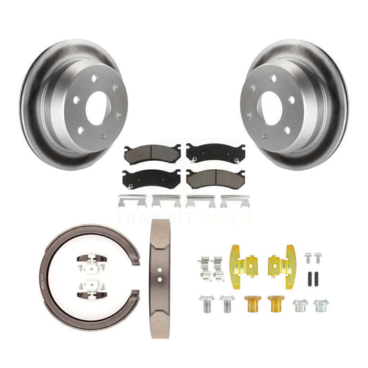 Coated Disc Rotors and Ceramic Brake Pads Kit-KGC-103738