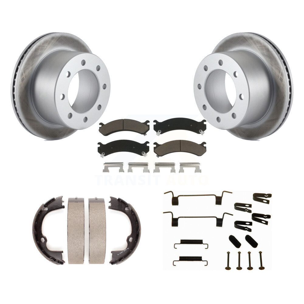 Coated Disc Rotors and Ceramic Brake Pads Kit-KGC-103740 Kit.bestparts.ca