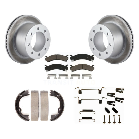 Coated Disc Rotors and Ceramic Brake Pads Kit-KGC-103740