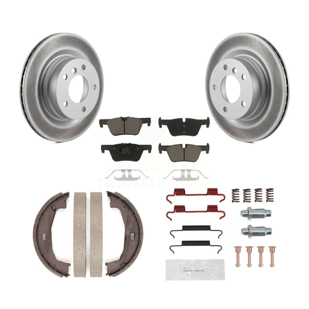 Coated Disc Rotors and Ceramic Brake Pads Kit-KGC-103741