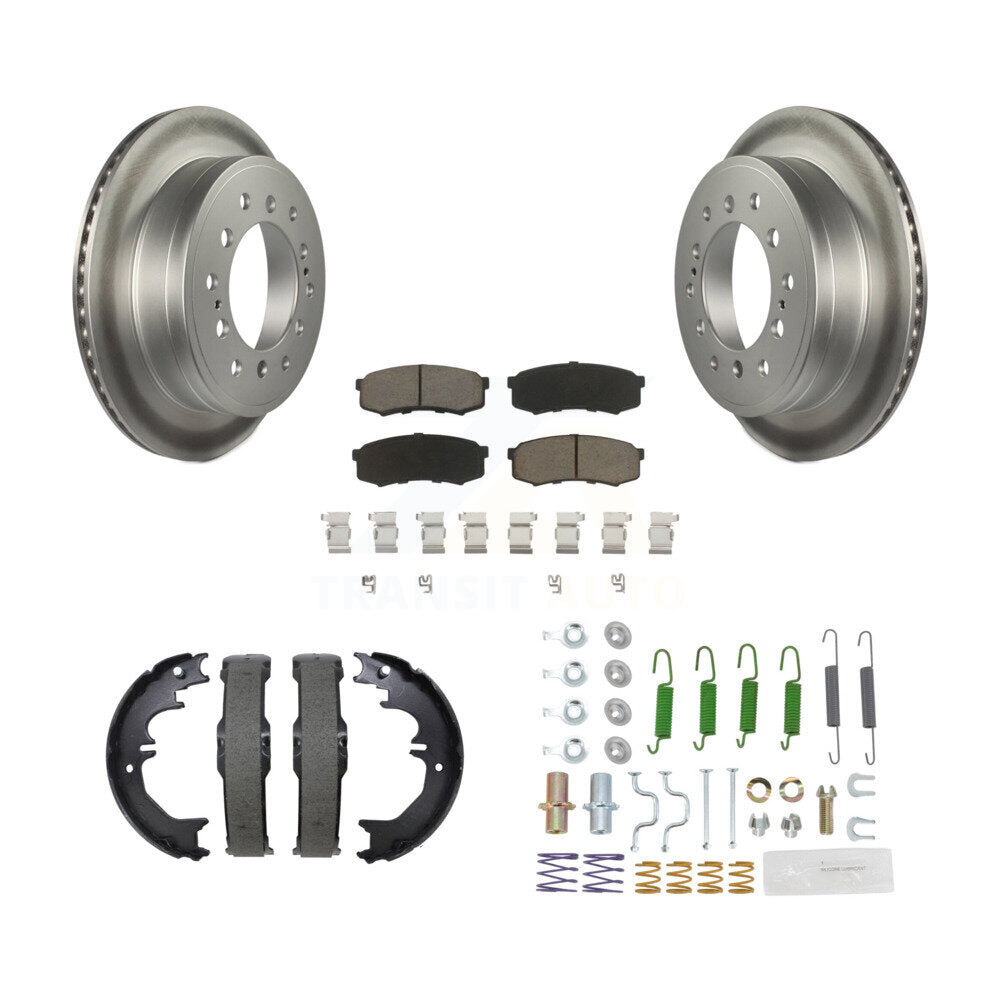 Coated Disc Rotors and Ceramic Brake Pads Kit-KGC-103745 Kit.bestparts.ca