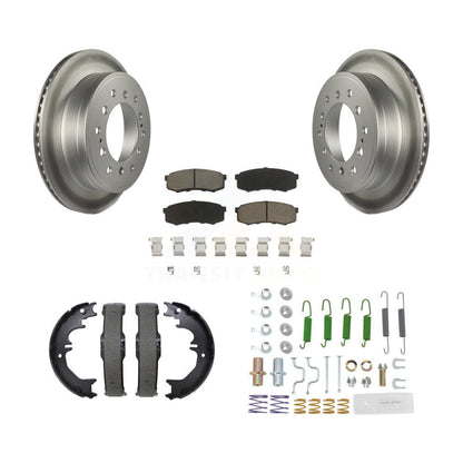 Coated Disc Rotors and Ceramic Brake Pads Kit-KGC-103745