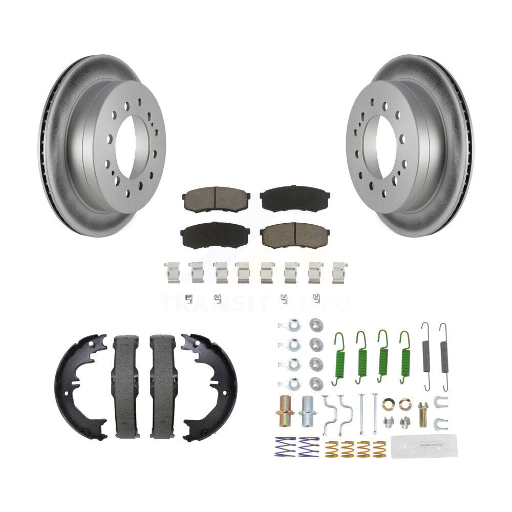 Coated Disc Rotors and Ceramic Brake Pads Kit-KGC-103746 Kit.bestparts.ca