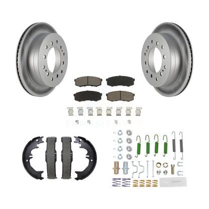 Coated Disc Rotors and Ceramic Brake Pads Kit-KGC-103746