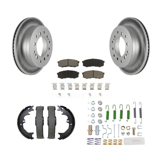 Coated Disc Rotors and Ceramic Brake Pads Kit-KGC-103746