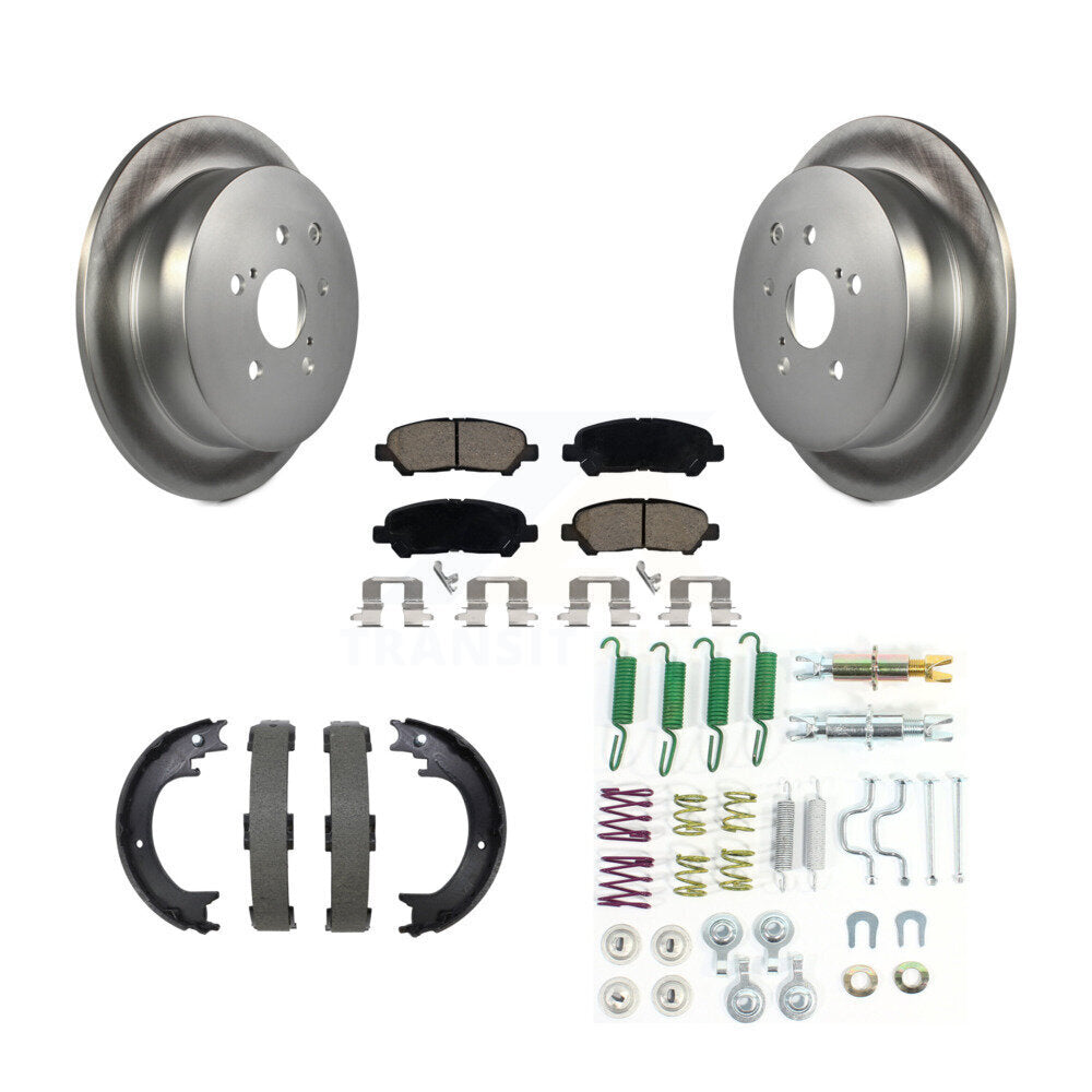 Coated Disc Rotors and Ceramic Brake Pads Kit-KGC-103749