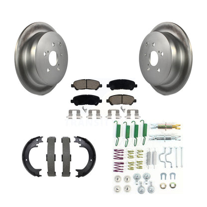 Coated Disc Rotors and Ceramic Brake Pads Kit-KGC-103749