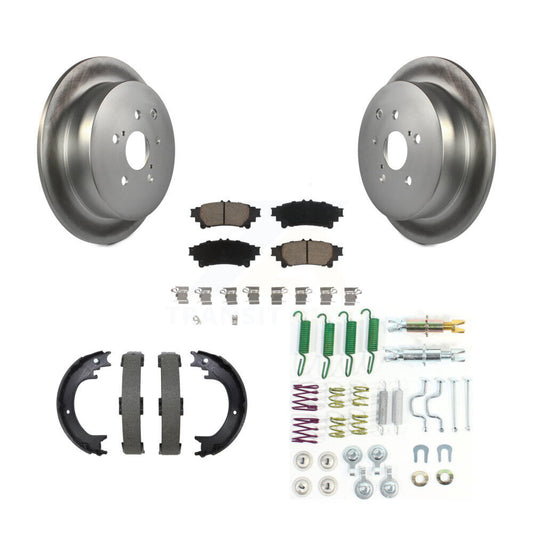 Coated Disc Rotors and Ceramic Brake Pads Kit-KGC-103750