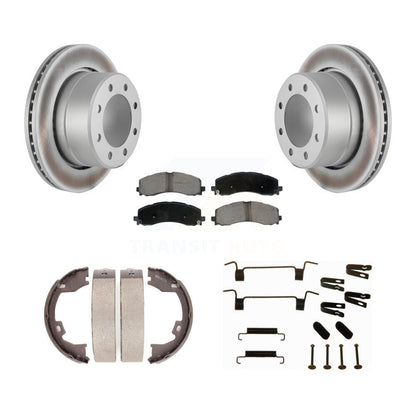 Coated Disc Rotors and Ceramic Brake Pads Kit-KGC-103751