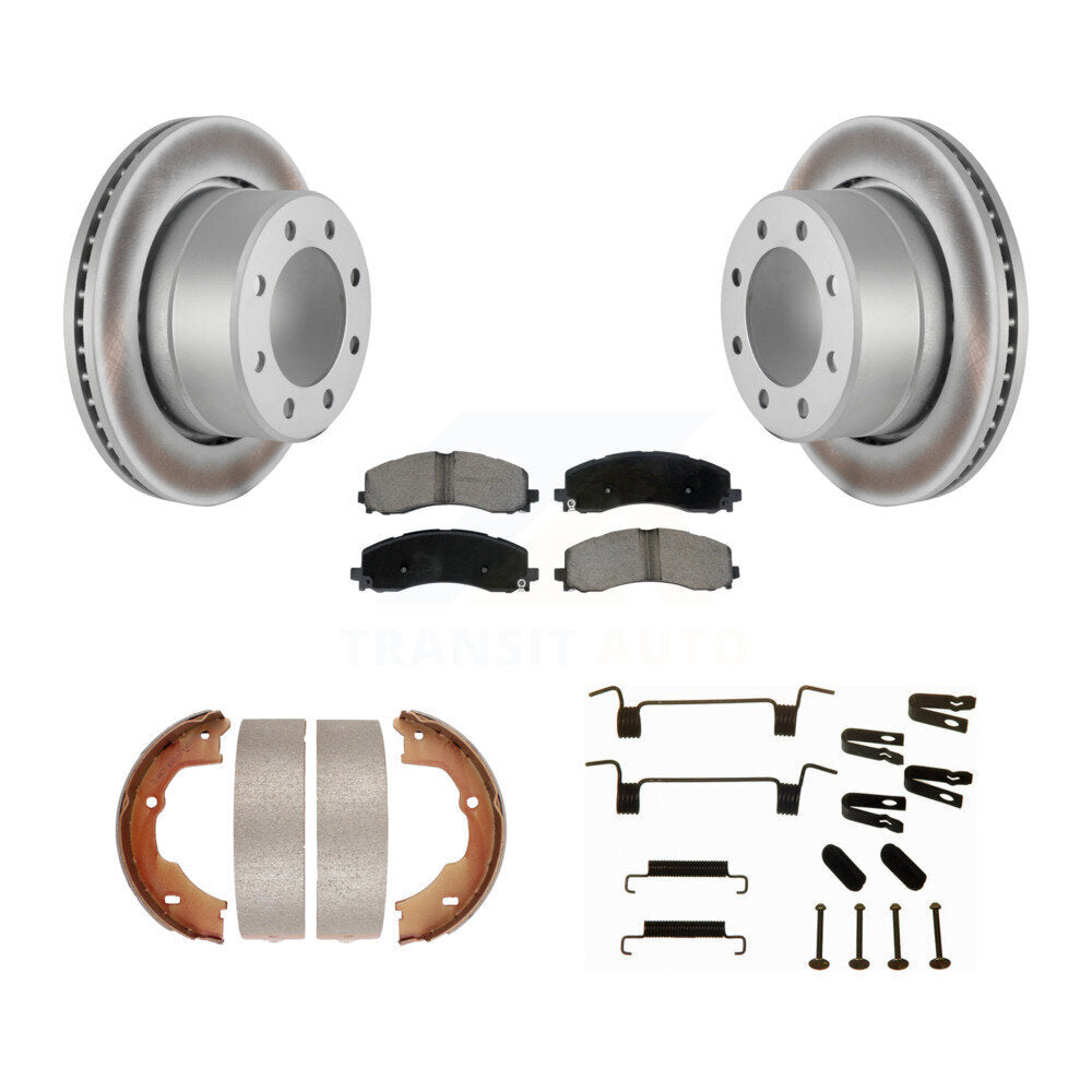 Coated Disc Rotors and Ceramic Brake Pads Kit-KGC-103752