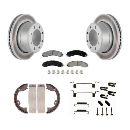 Coated Disc Rotors and Ceramic Brake Pads Kit-KGC-103753