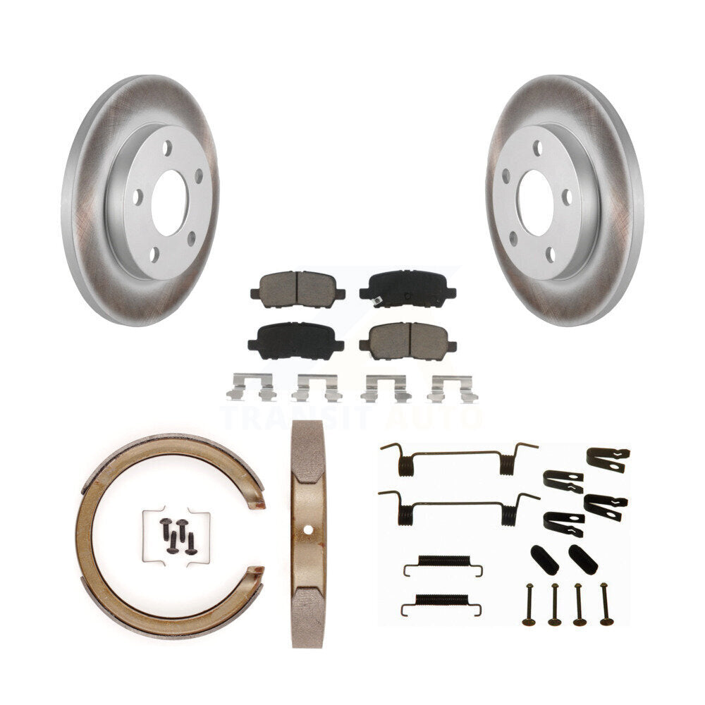 Coated Disc Rotors and Ceramic Brake Pads Kit-KGC-103755 Kit.bestparts.ca