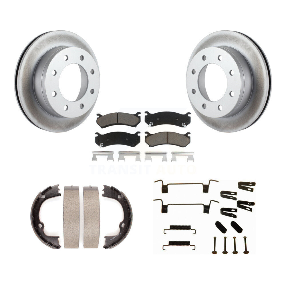 Coated Disc Rotors and Ceramic Brake Pads Kit-KGC-103756