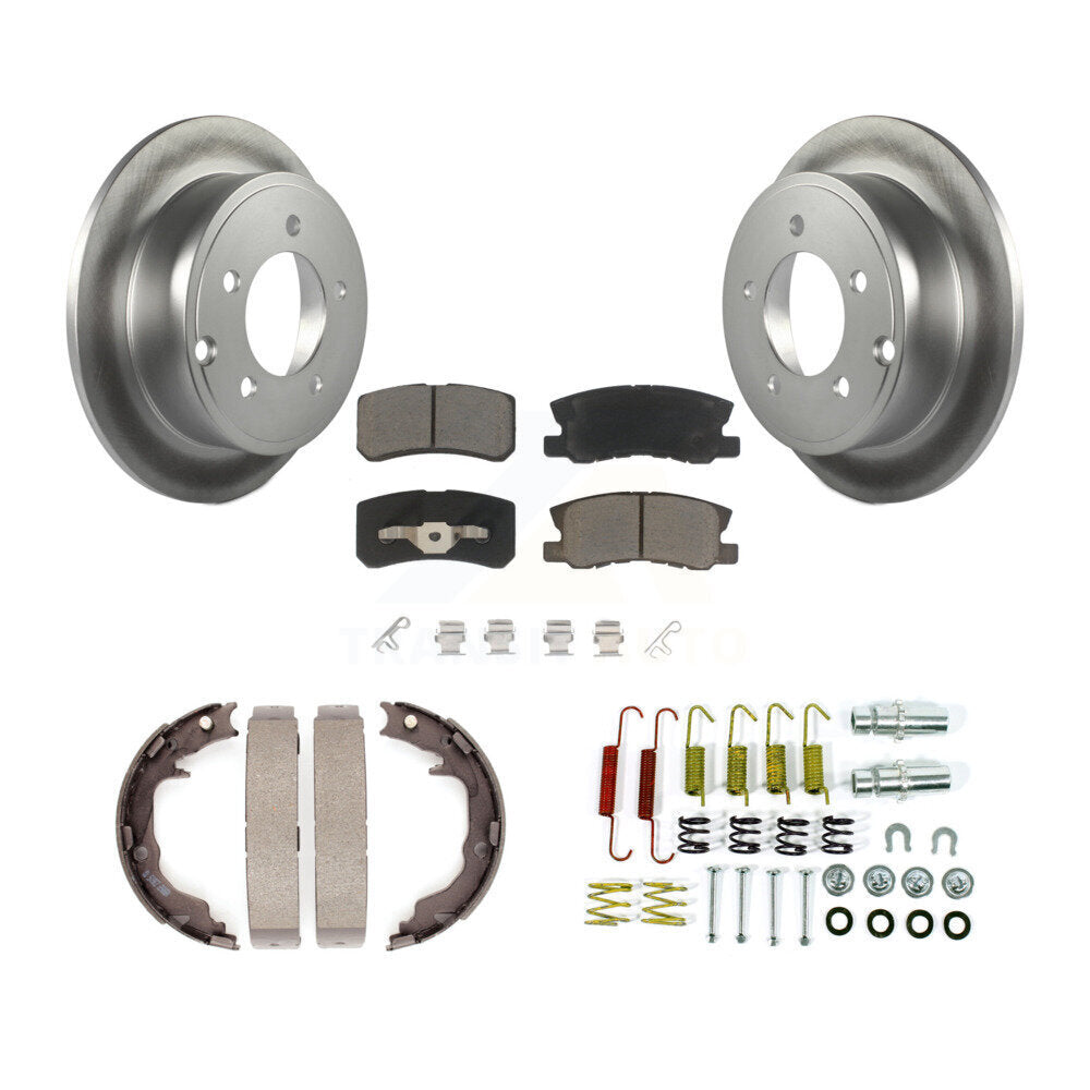 Coated Disc Rotors and Ceramic Brake Pads Kit-KGC-103757 Kit.bestparts.ca