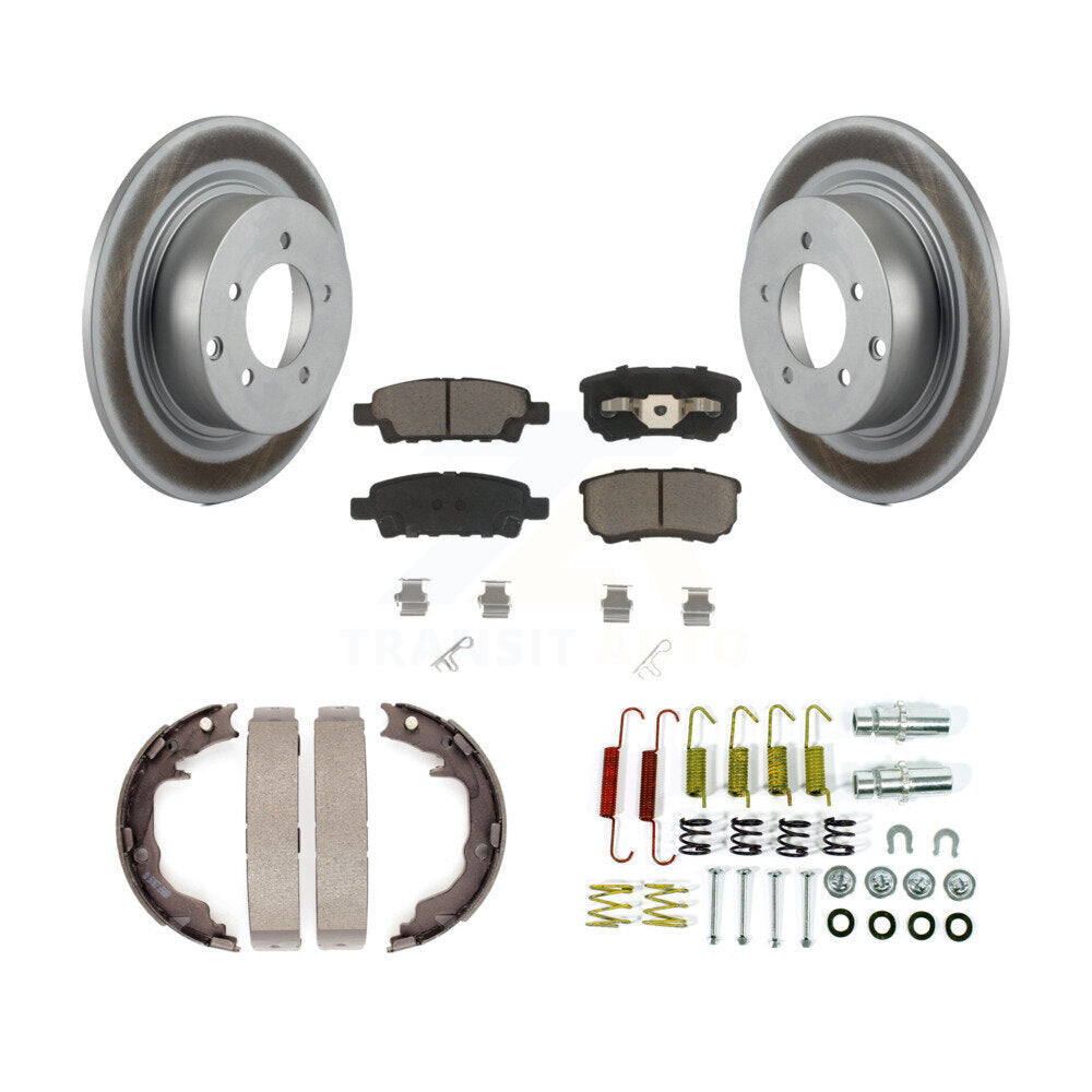 Coated Disc Rotors and Ceramic Brake Pads Kit-KGC-103758 Kit.bestparts.ca