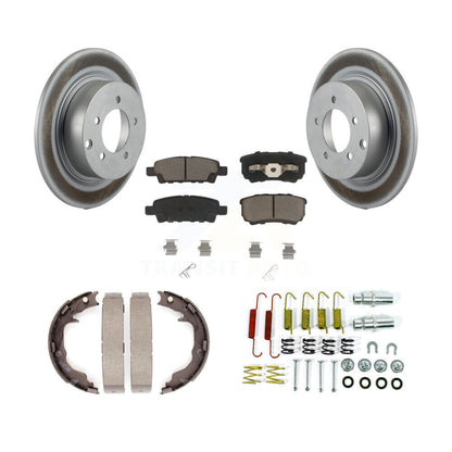 Coated Disc Rotors and Ceramic Brake Pads Kit-KGC-103758