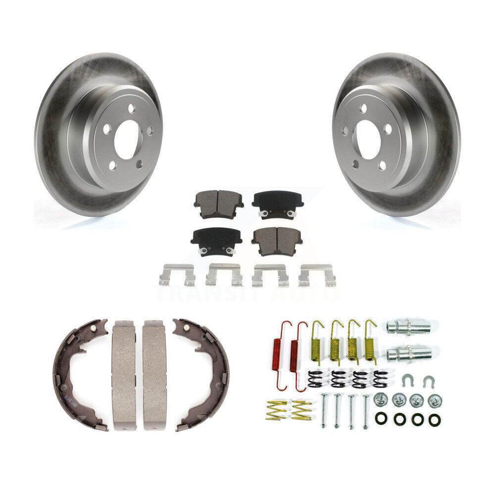 Coated Disc Rotors and Ceramic Brake Pads Kit-KGC-103759