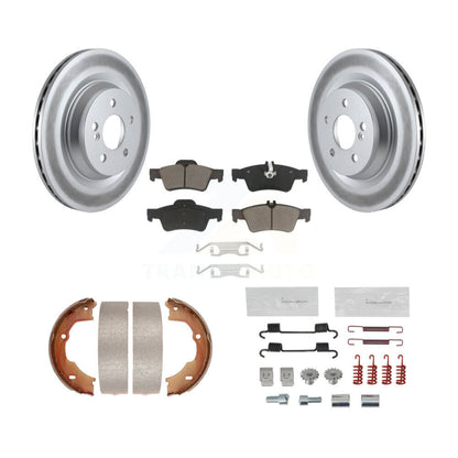 Coated Disc Rotors and Ceramic Brake Pads Kit-KGC-103760