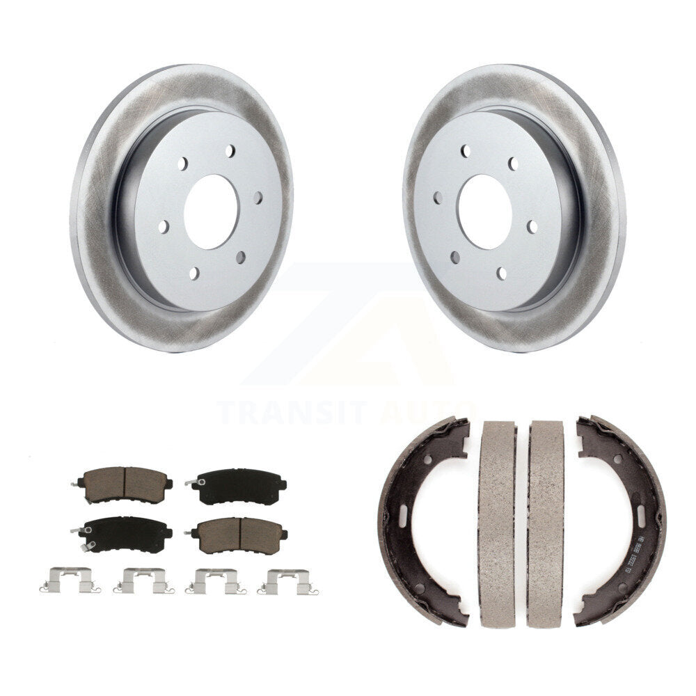 Coated Disc Rotors and Ceramic Brake Pads Kit-KGC-103763