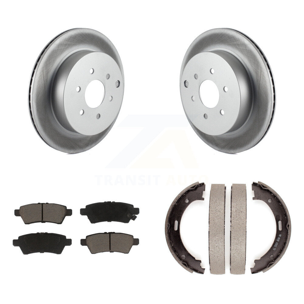 Coated Disc Rotors and Ceramic Brake Pads Kit-KGC-103764