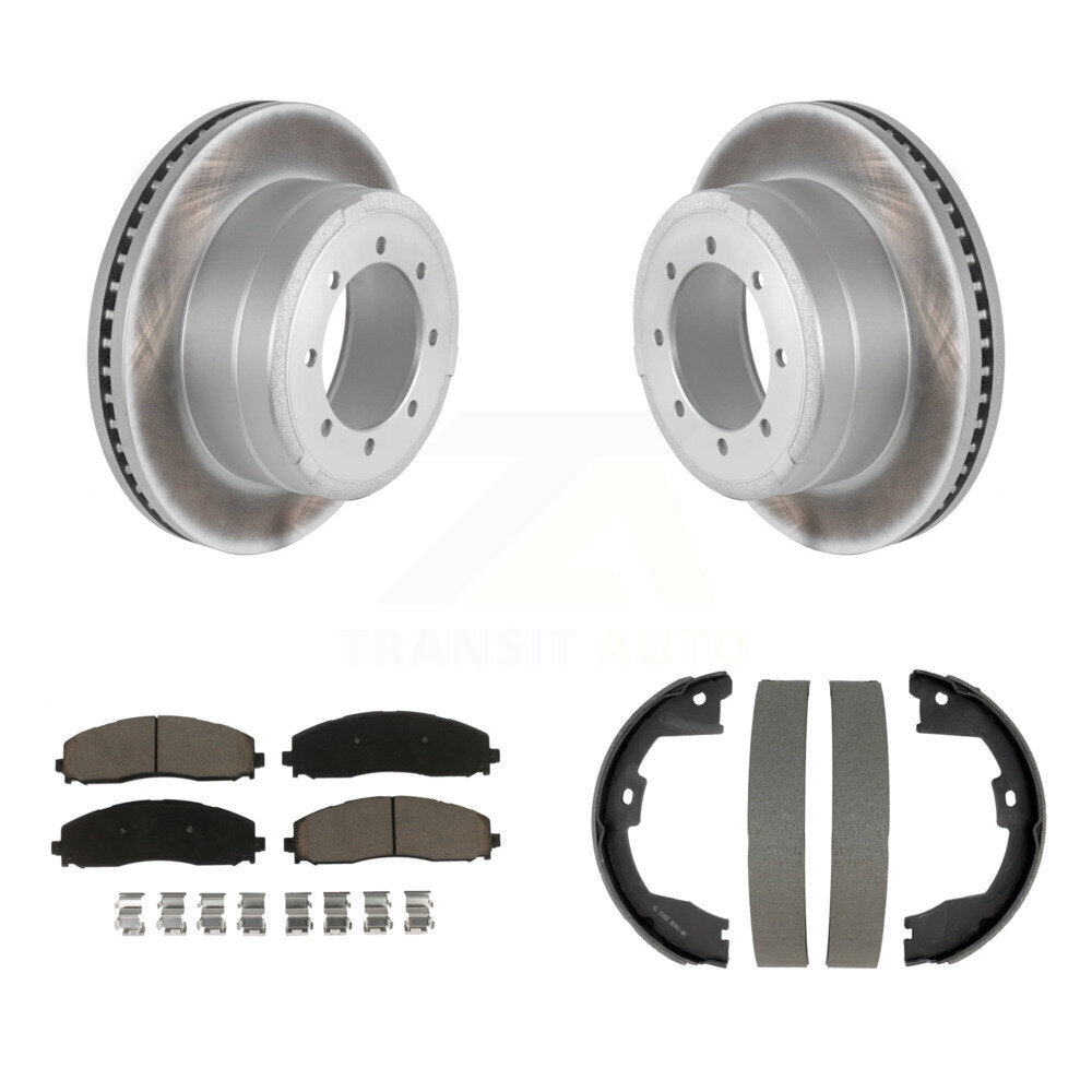 Coated Disc Rotors and Ceramic Brake Pads Kit-KGC-103769 Kit.bestparts.ca