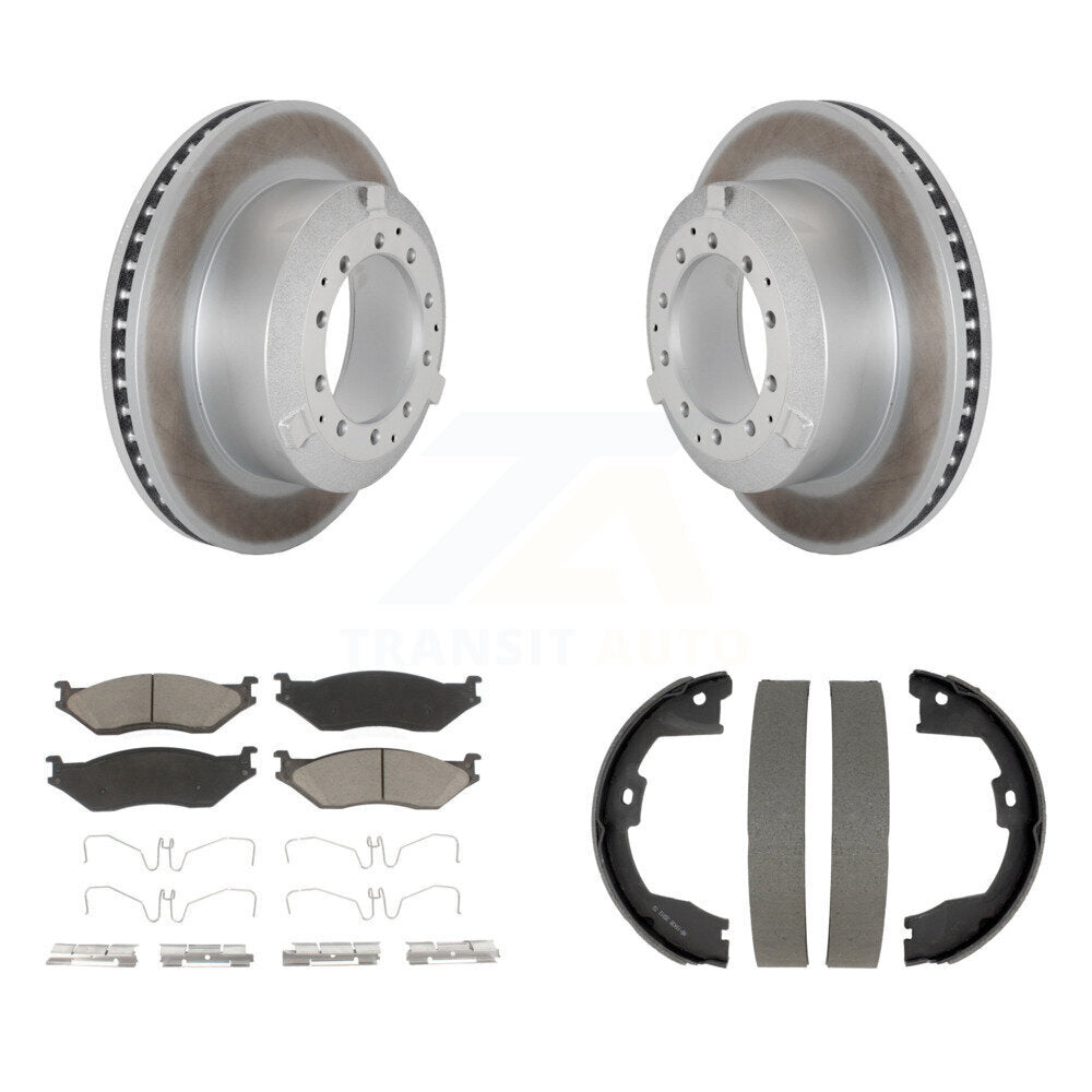 Coated Disc Rotors and Ceramic Brake Pads Kit-KGC-103770