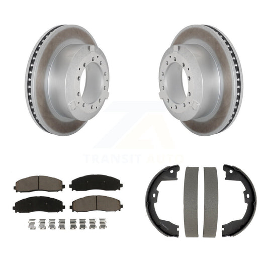 Coated Disc Rotors and Ceramic Brake Pads Kit-KGC-103771